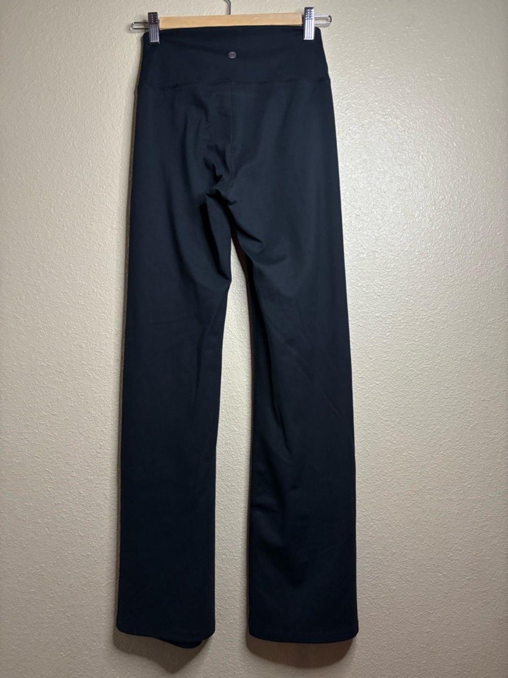 Balance Collection Black Yoga Leggings with Tag Detail - Picture 2 of 4
